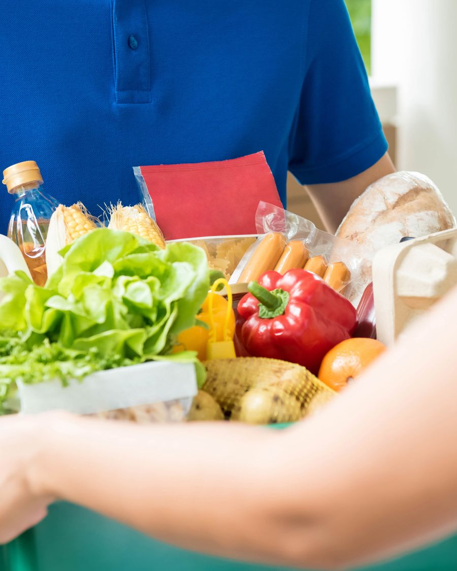 A basket of produce