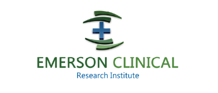 Emerson Clinical Research Institute logo in green and blue colors
