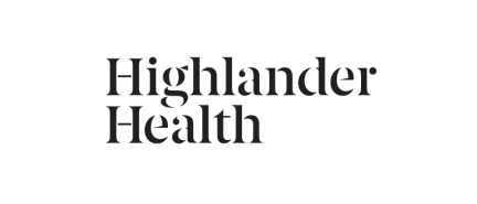 Highlander Health logo in black serif text