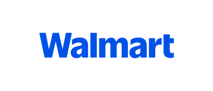 Walmart logo in blue text on white background